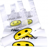 透明笑脸袋定制印刷零食水果超市购物袋背心塑料袋加厚方便袋